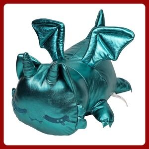 Aphmau Metallic Teal Dragon Plush 8" Stuffed Animal Bonkers‎ Toy Co 2025
